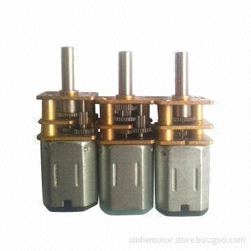 12mm 3V DC Geared Motor, M3 and M4 Thread